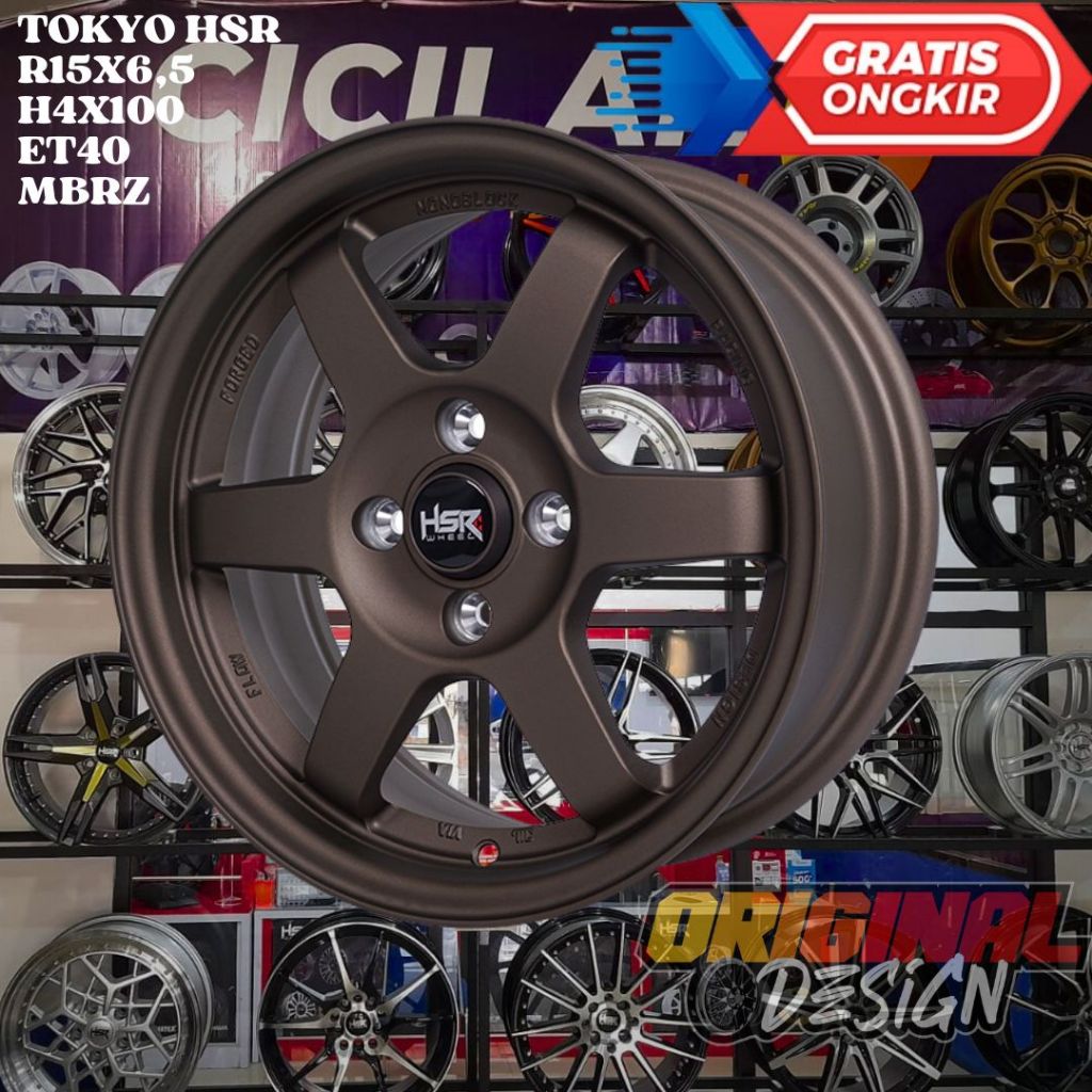 Velg Mobil Etios , Sirion , Lancer , Fiesta , Te37 Ring 15 HSR TOKYO R15