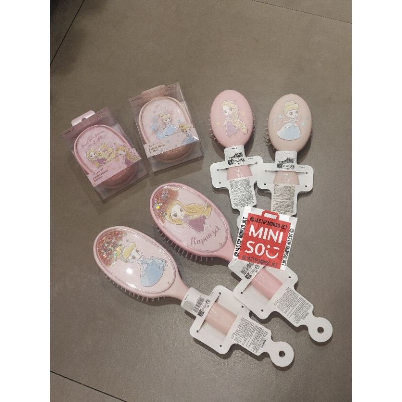 MINISO Sisir DISNEY PRINCESS Collection (Rapunzel / Cinderella)