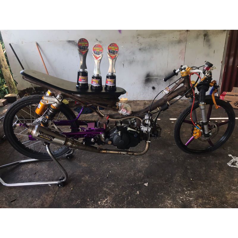 knalpot jupiter vega karisma supra x 125 bore up