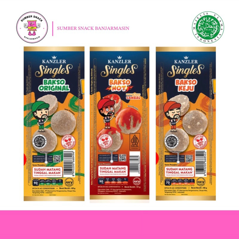 

Kanzler Singles Bakso (4 Varian Rasa)