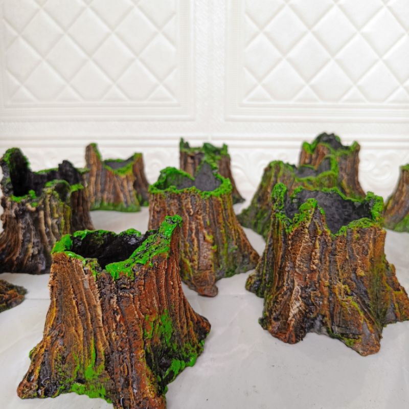 POT kayu relief hande made (mini)