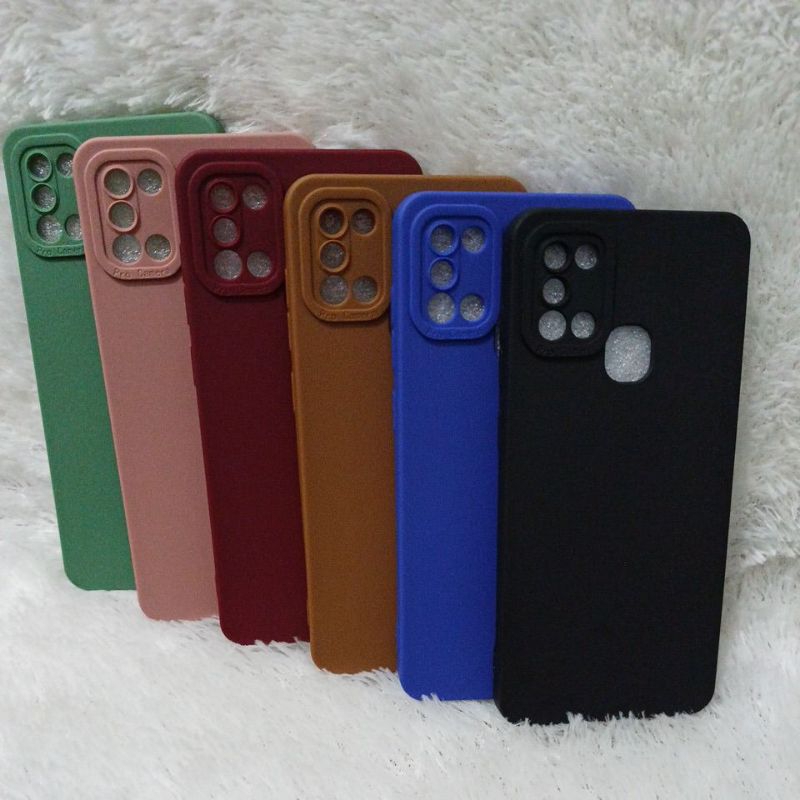 SoftCase Casing Samsung A21S Silikon Pro Camera Pelindung Belakang HP