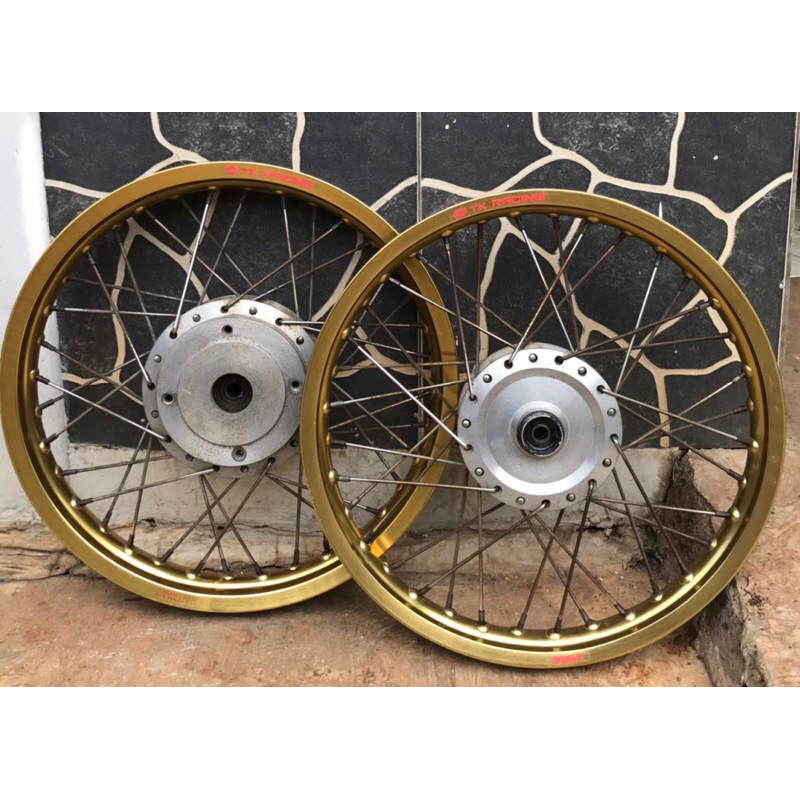 velg tk racing bright kilat gold 160/185-17 tromol king vixion subtitusi cb gl mp