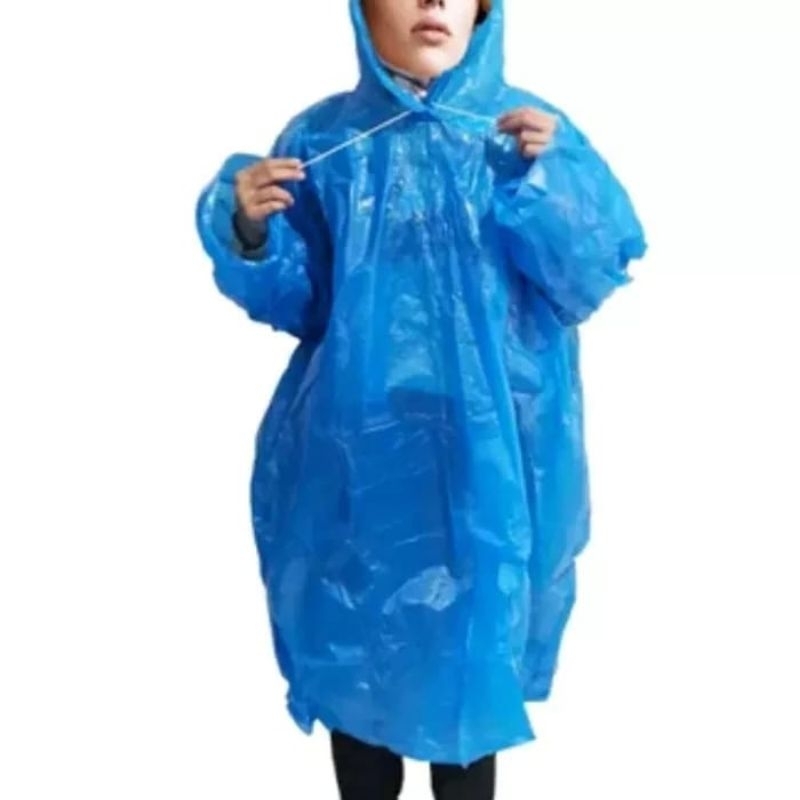Jas Hujan Plastik Tebal Selutut Murah