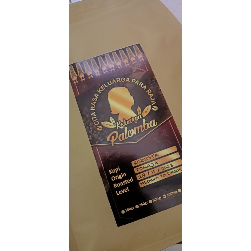 

Kopi Palomba Roastedbean Robusta Toraja Enrekang 250 gram