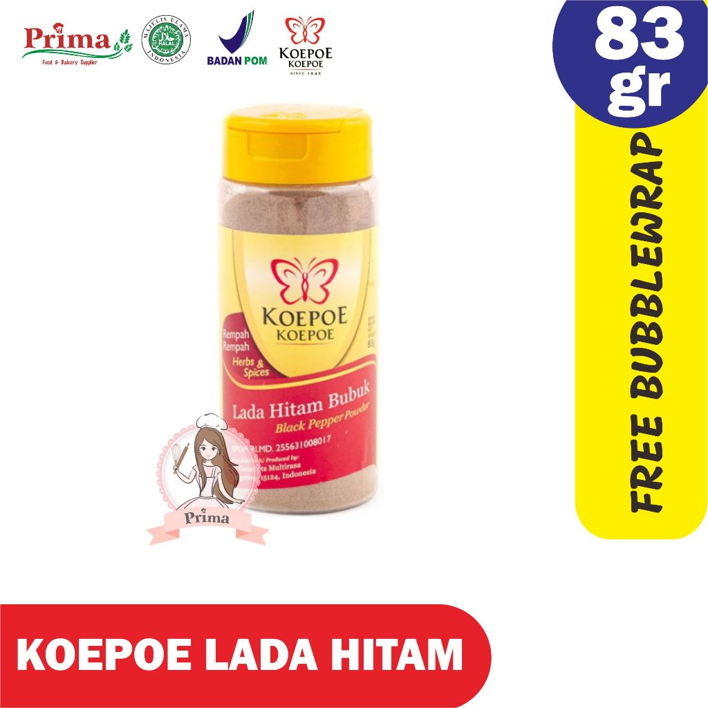 

Bubuk lada hitam - Koepoe 83gr