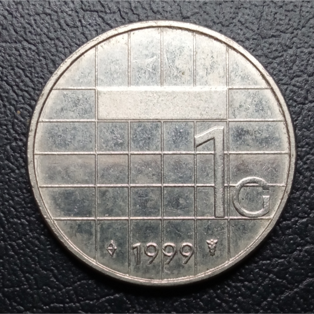 Koin Kuno Belanda 1 Gulden 1982-2001 (tahun acak) | Koin Asing Mancanegara
