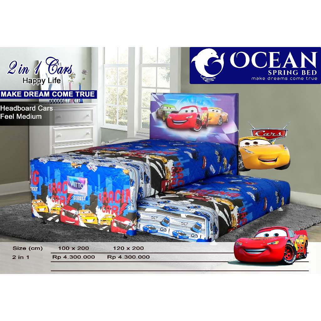 Ocean Springbed - 2 in 1 Cars