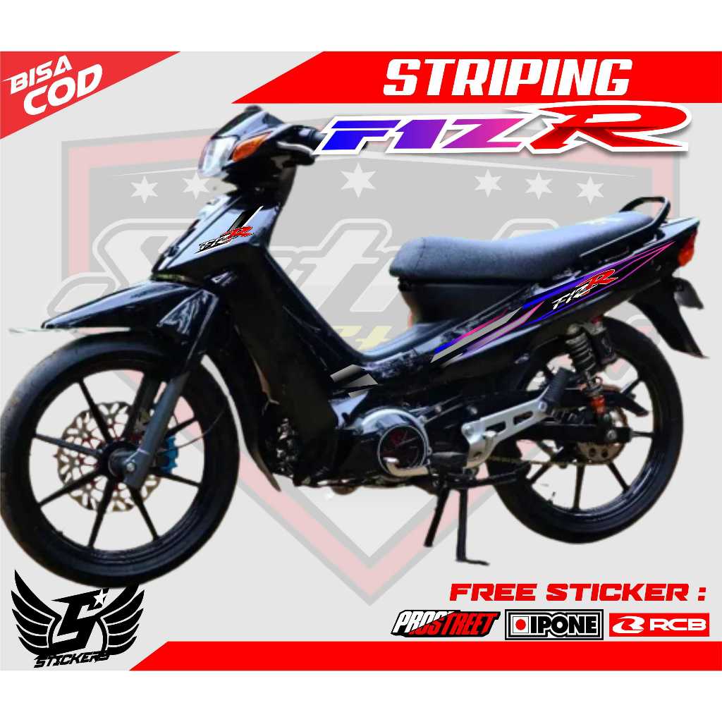 STRIPING VARIASI MOTOR YAMAHA FIZ R / STICKER LIST VARIASI MOTOR YAMAHA FIZ R