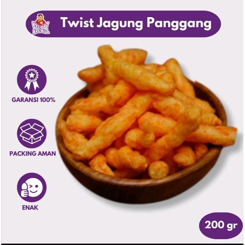 

TWIST CORN JAGUNG PANGGANG GURIH RENYAH 200gr