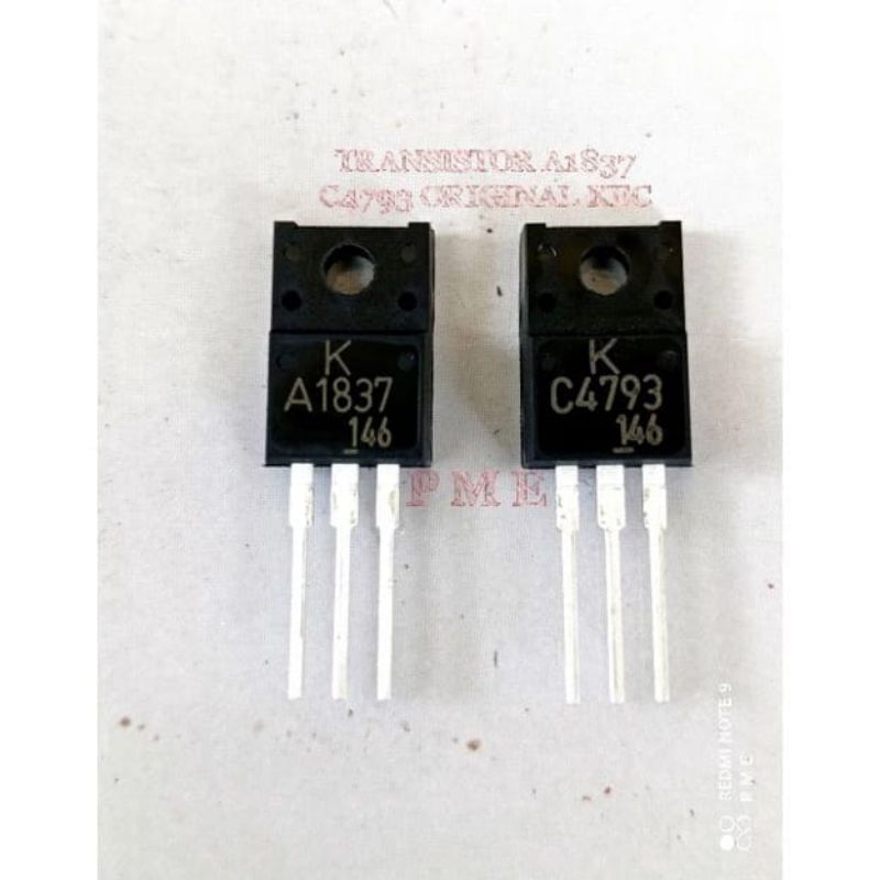Transistor A1837 C4793 ORIGINAL KEC KTA1837 KTC4793 Original KEC TR DRIVER ORI KEC