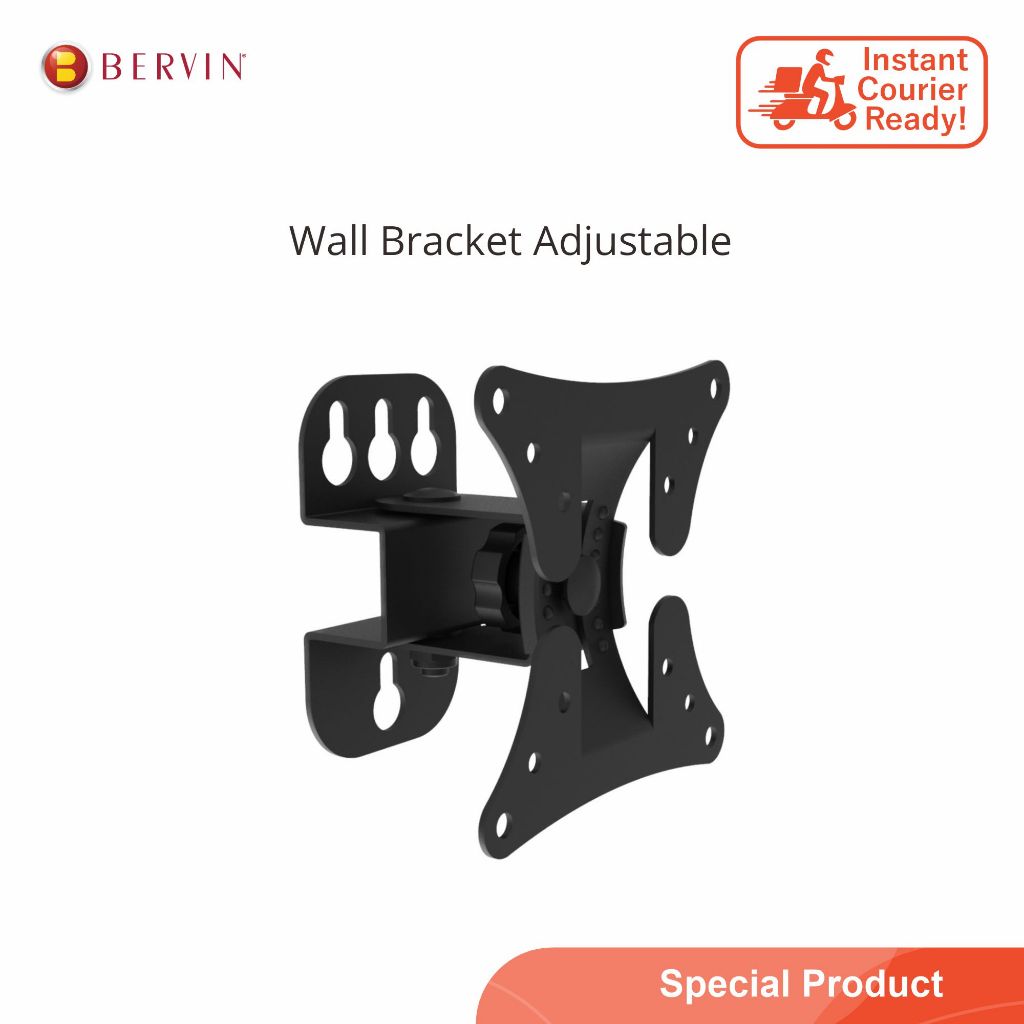 Wall Bracket Mini untuk TV/Monitor 10" - 29" | Bervin