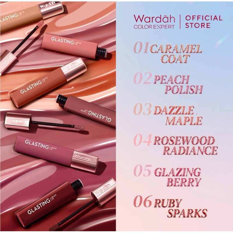 WARDAH GLASTING LIQUID LIP/WARDAH GLASTING