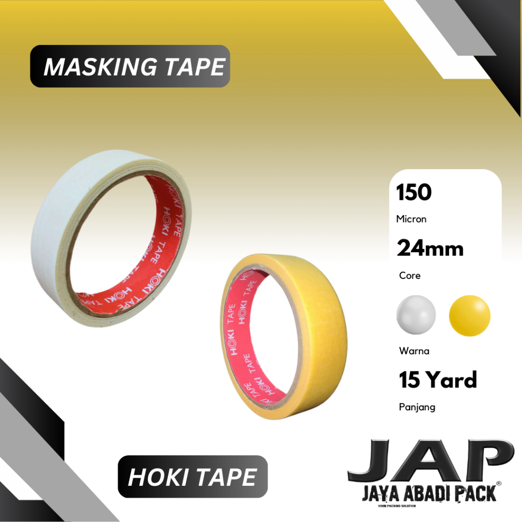 

PAKET MURAH 1 SLOP Masking Tape ( 1 Slop = 6 Pcs / Roll )