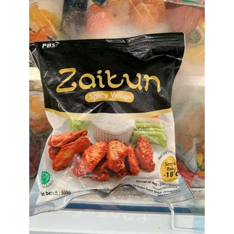 

ZAITUN SPICY WINGS 500GR