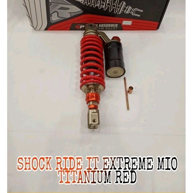 SHOCK GP RIDE IT EXTREME MIO TITANIUM/RED