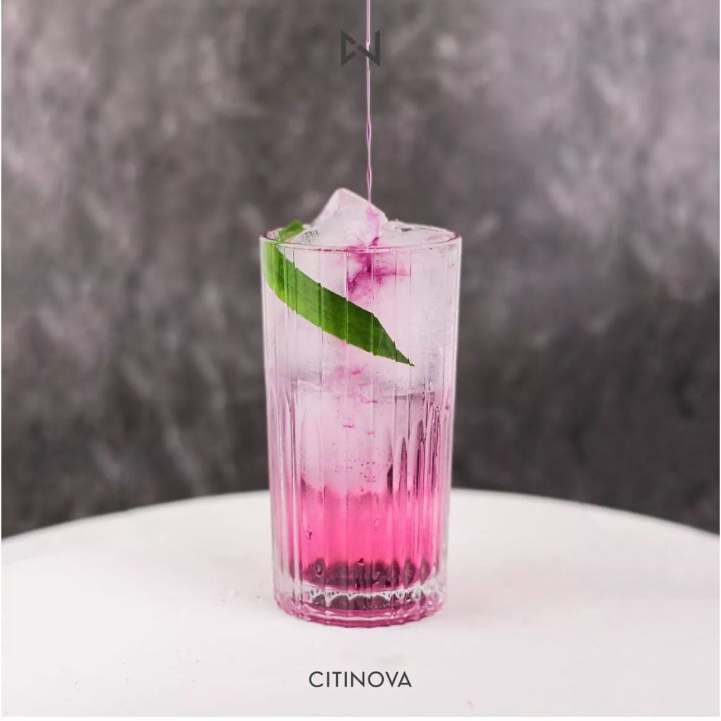 Gelas Kaca Citinova Dilly 410ml Gelas Unik Cafe Jus