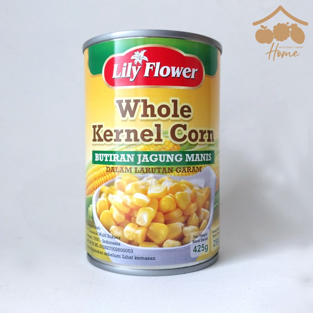 

Lily Flower Whole Kernel Corn 425g 425 gr butiran jagung manis pipil