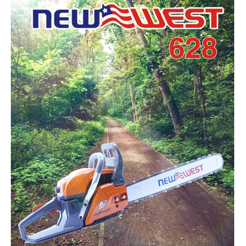 Chainsaw NEW WEST 628 Bar 24inch  Gergaji Mesin