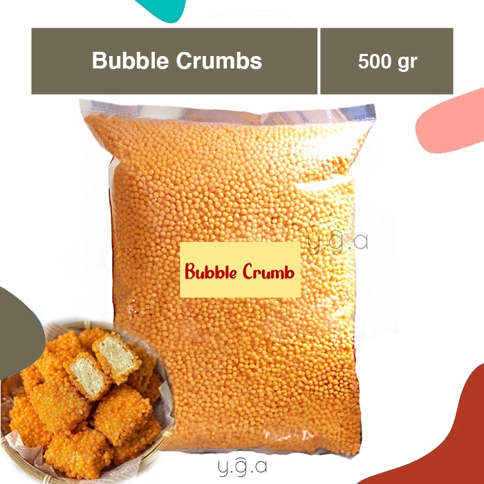 

Rice Crispy Bubble Crumb Nugget 500gr / Tepung Bulat Untuk Nugget