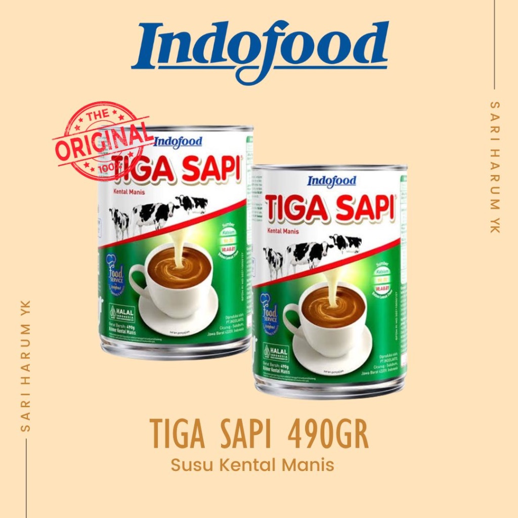 

Susu Kental Manis Tiga Sapi | 490gr