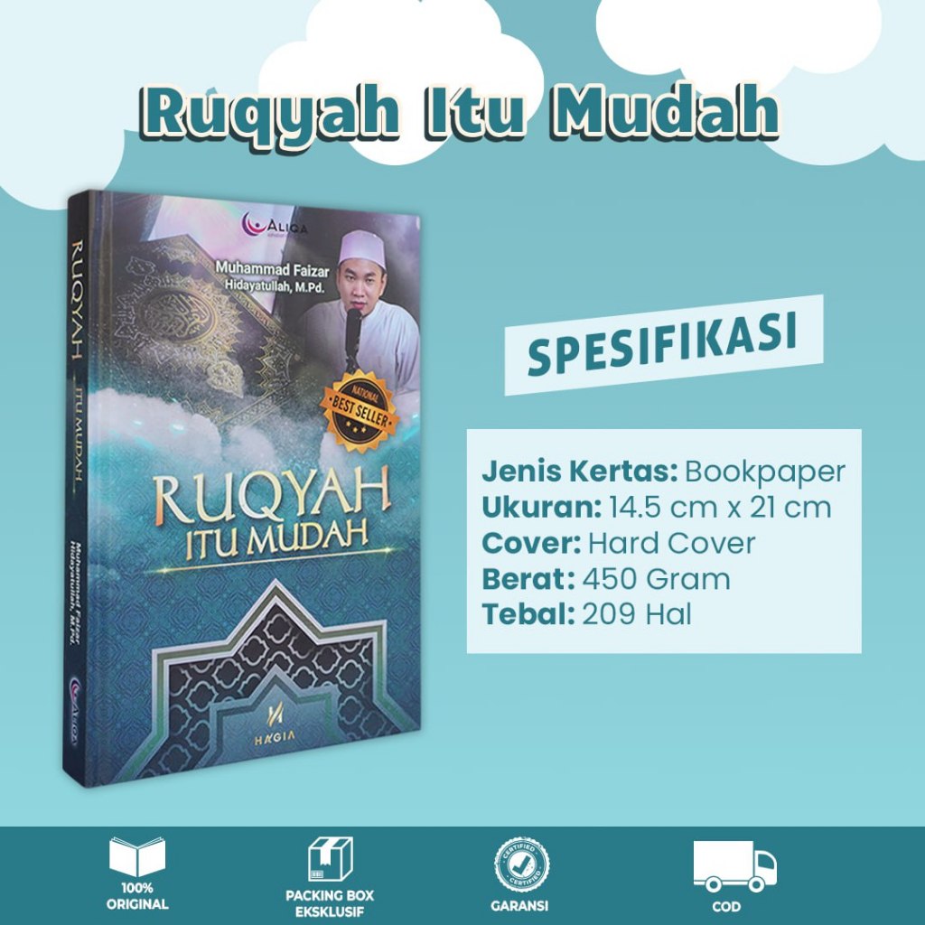 BUKU RUQYAH ITU MUDAH Karya Ustadz Muhammad Faizar Hidayatullah, M. Pd.