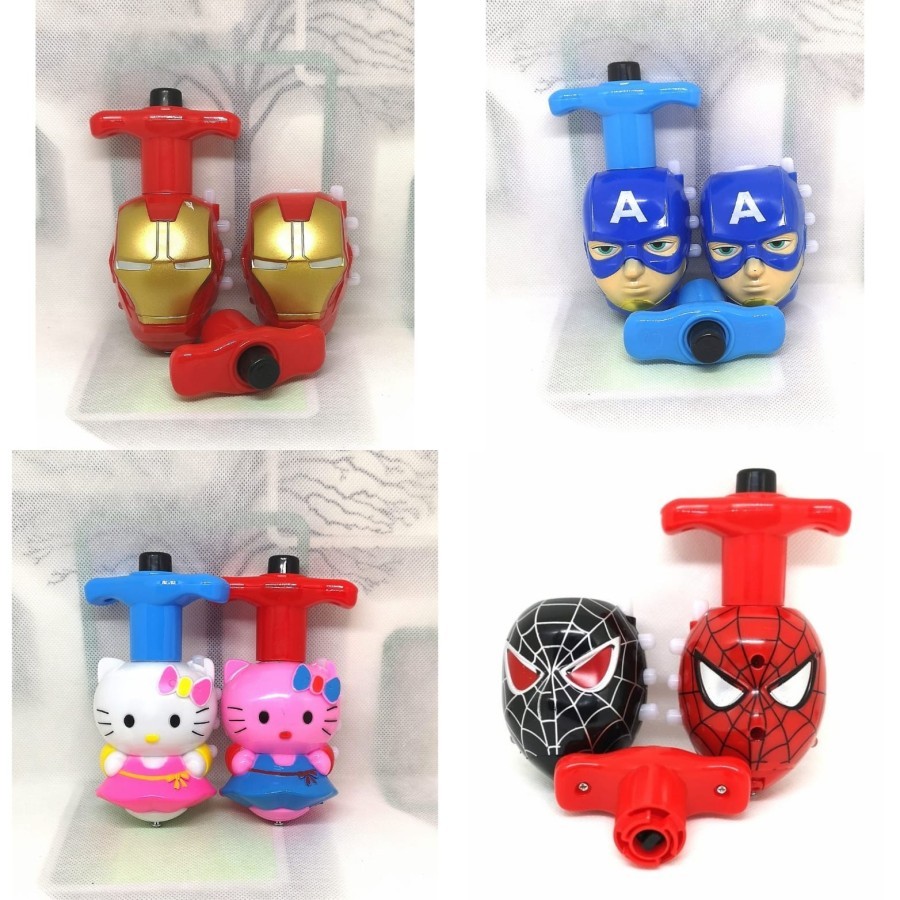 OCEOCE Mainan anak Gangsing Karakter / Mainan anak gangsing motif OCEOCE
