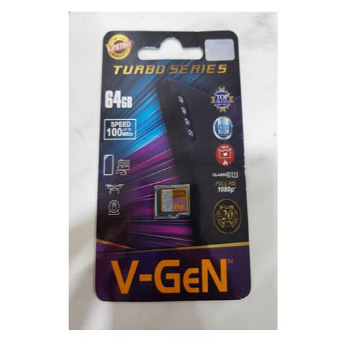 VGEN 64 GB Micro SD Class10 Memory Card