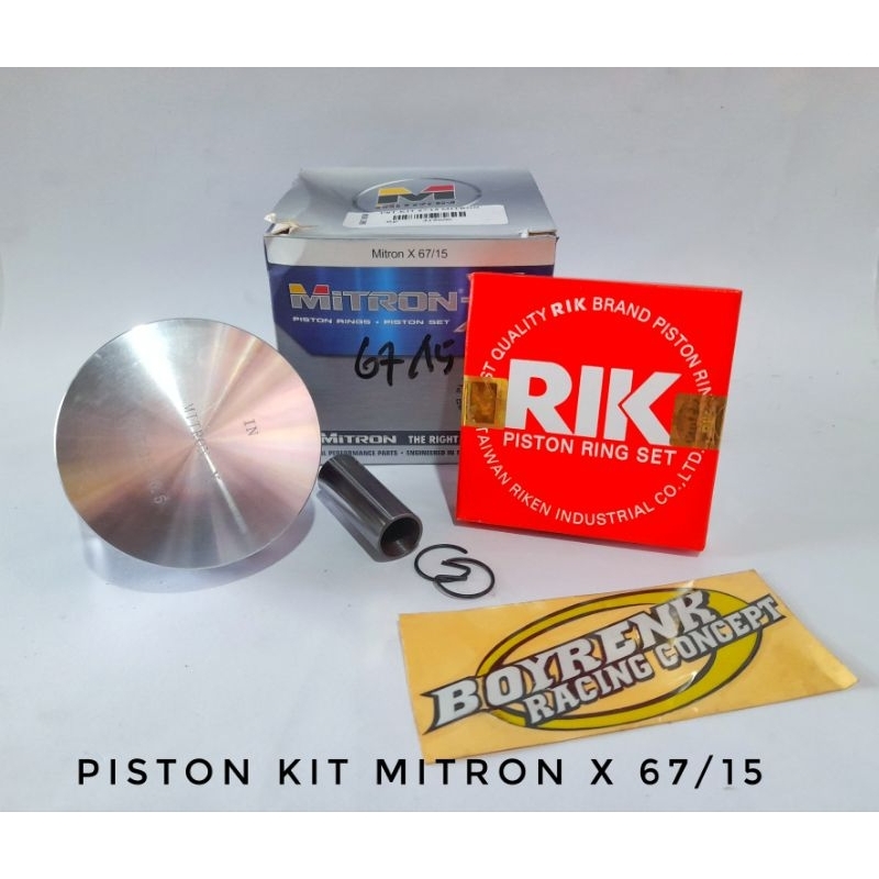 PISTON KIT SEHER SEKER MITRON X 67 PIN 15 - BOYRENK RACING