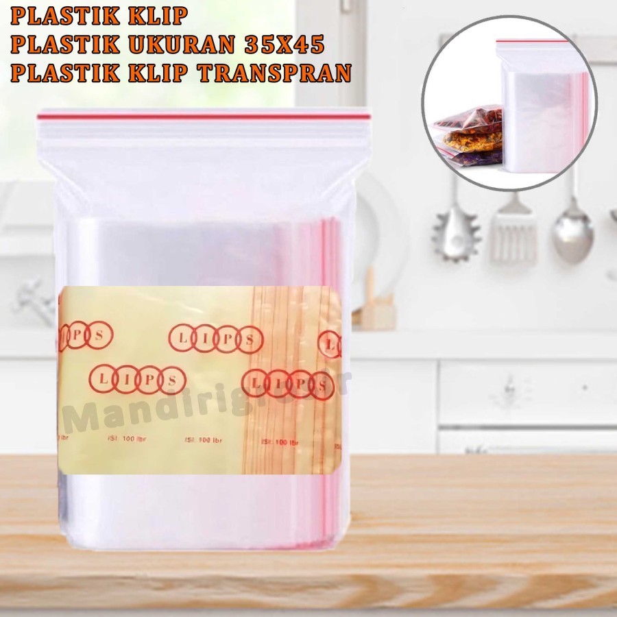 Plastik Serbaguna * Plastik Klip 35x45 * Plastik Isi 100 Lembar