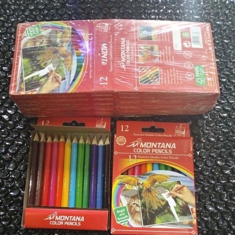 

pensil warna montana pendek 12 warna