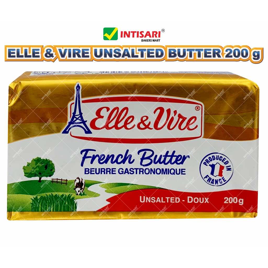 

ELLE & VIRE UNSALTED BUTTER 200 G