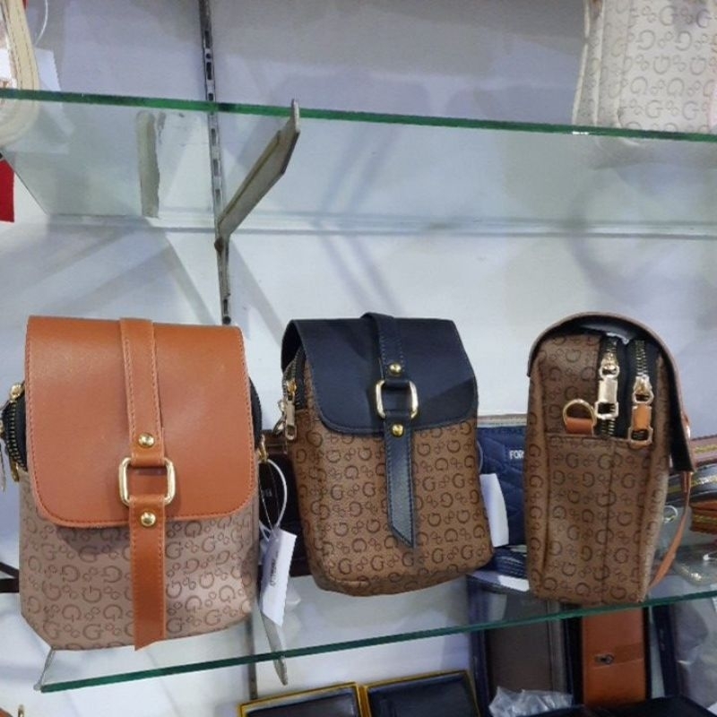 TAS wanita lokal murah cantik hitam selempang bag kecil bisa di tenteng