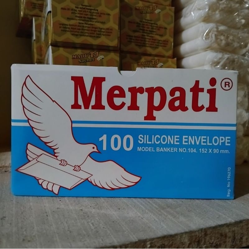 

Amplop Lem Merpati 104 152 X 90 mm 1 Pack isi 100 Pcs