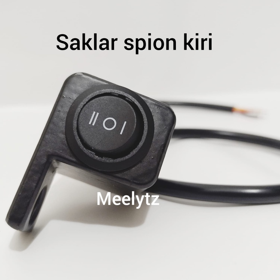 SAKLAR ON OFF ON alumunium spion kiri universal premium 3 Fungsi  Ready