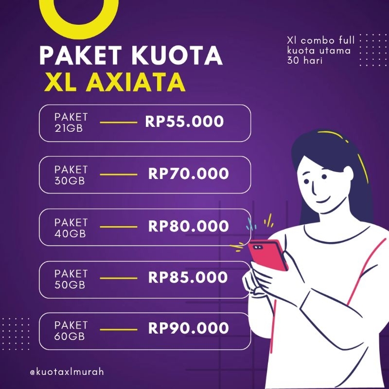 PAKET KUOTA Xl TERMURAH FULL KUOTA UTAMA TANPA PEMBAGIAN