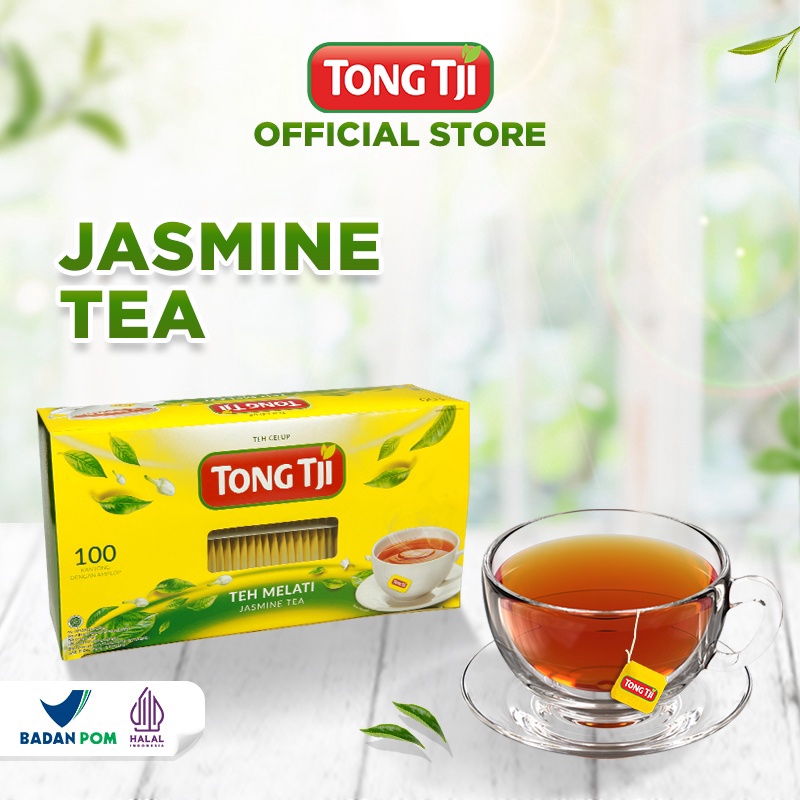 

BISA COD Tong Tji Jasmine Tea Teh Celup Dgn Amplop 1 pack 2 gr x 1 teabags murah