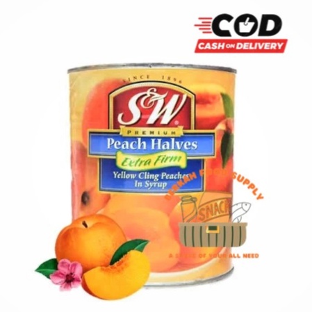 

1212 Brand SW PEACH HALVES in Syrup 825gr Buah Peach Kaleng