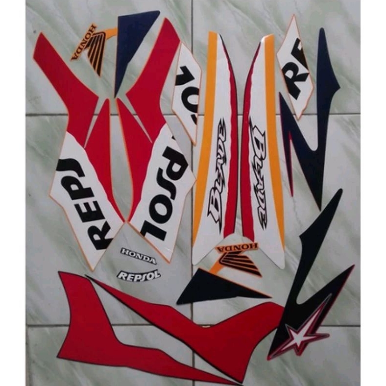 STRIPING HONDA BLADE 110R OREN