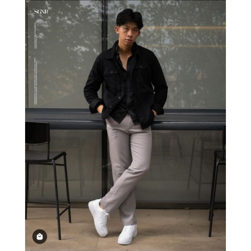 Trucker Jacket Cotton Twill Signore