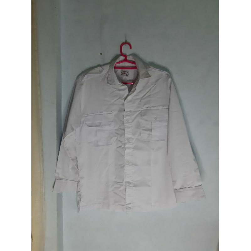 Setelan Kemeja Putih Rok Hitam Pendek Paskib