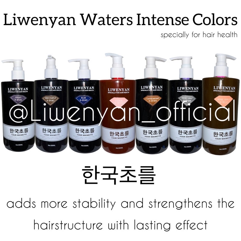 1212 BIG SALE FASION Liwenyan Intense Colors Shampo Silver  Shampoo Purple untuk memperbaiki keratin