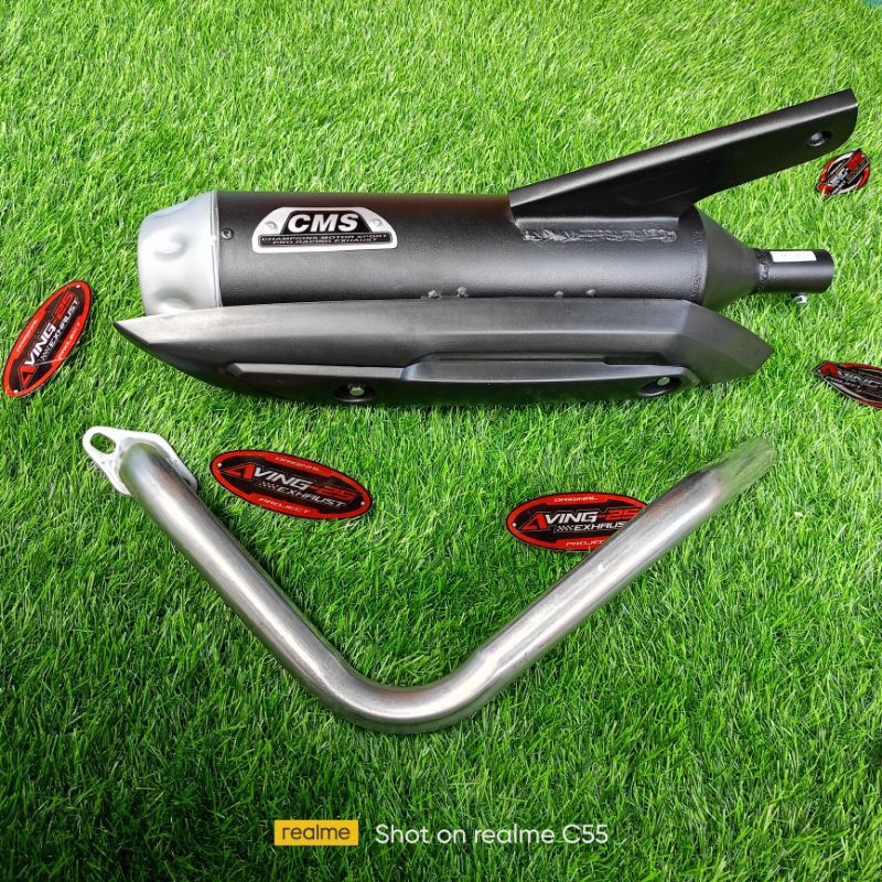 KNALPOT CMS NGEBAS GERUNG PNP ALL MATIC BEAT VARIO 125/150 PCX AEROX NMAX GENIO MIO LEXI SPIN FREEGO