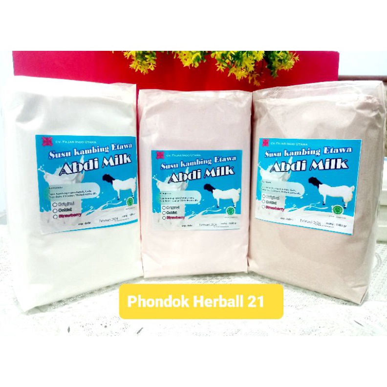 

BRANDS FESTIVAL Susu Kambing Etawa Bubuk Abdi Milk 1kg Gread 2 grosir
