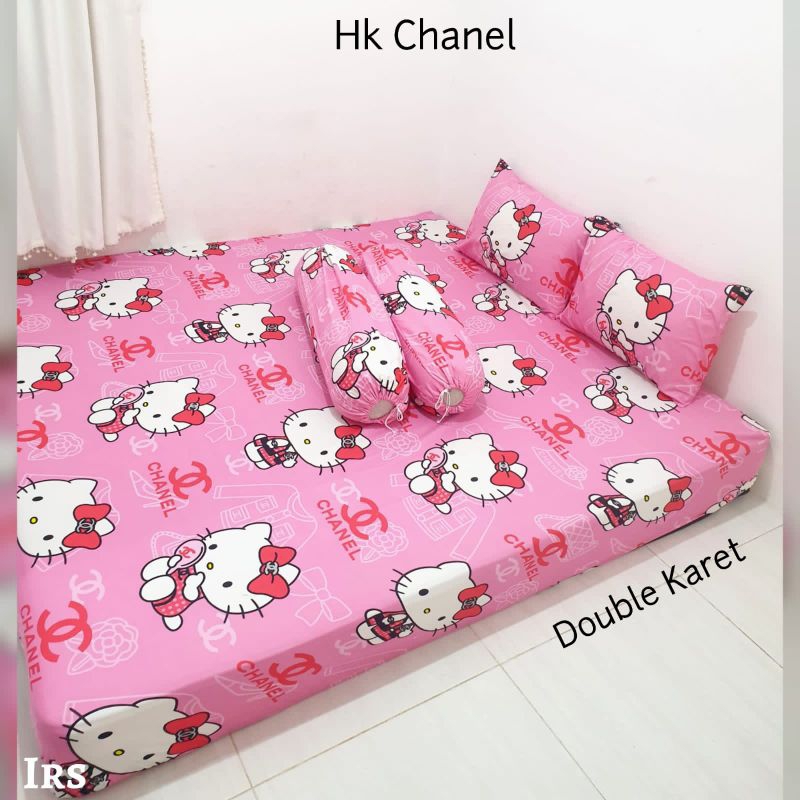 sprei hello kitty chanel