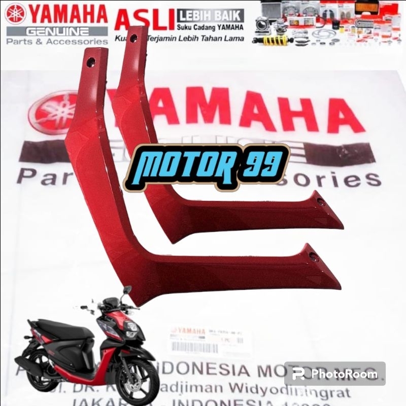 Mole side cover dek bawah Xride 125 merah ori ygp