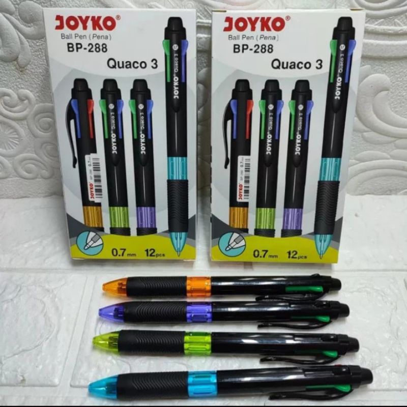 

pulpen joyko Quacco 4 warna 1 pack