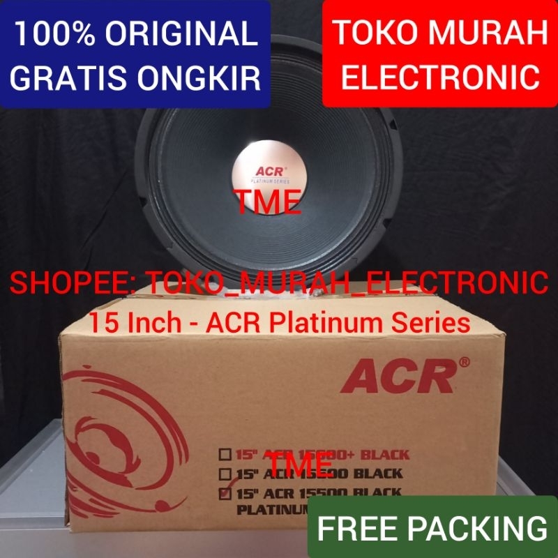 TME - Speaker ACR 15 Inch 15500 Platinum Original