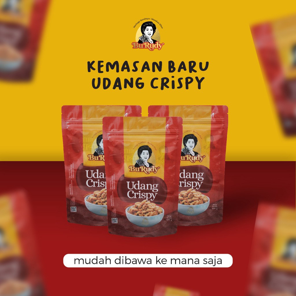 

Original Udang Bu Rudy Pouch buruan