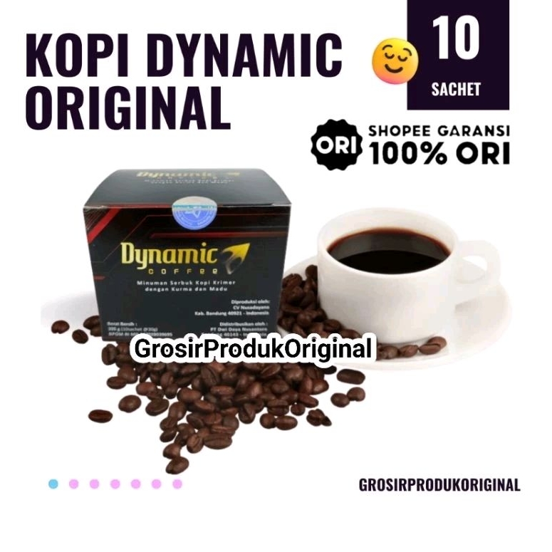 

Kopi Dynamic Original 10 sachet kemasan terbaru